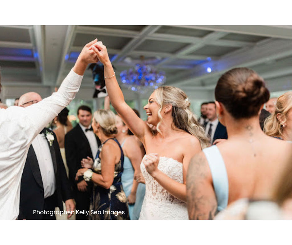 Bride dancing at the reception
