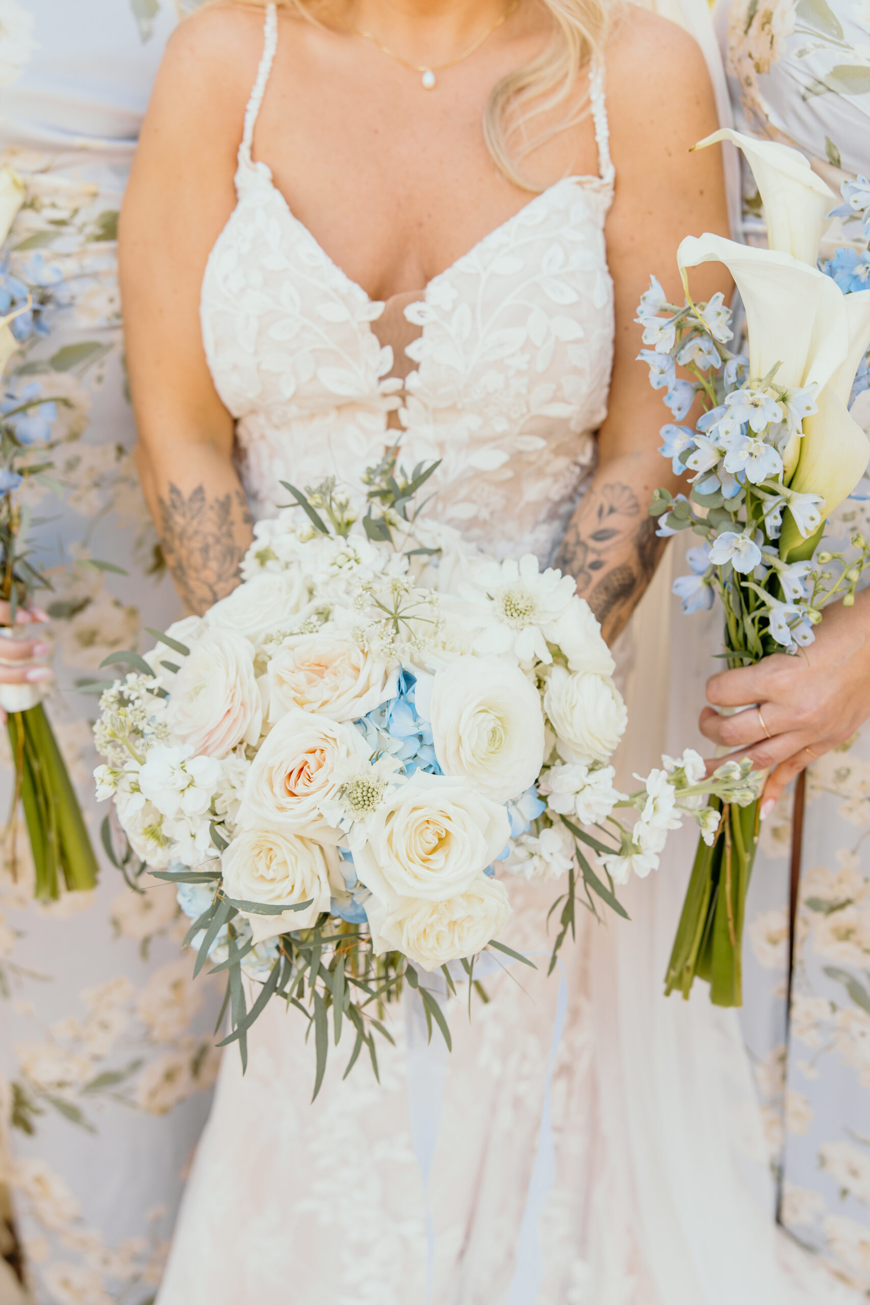 summer wedding bouquet flowers
