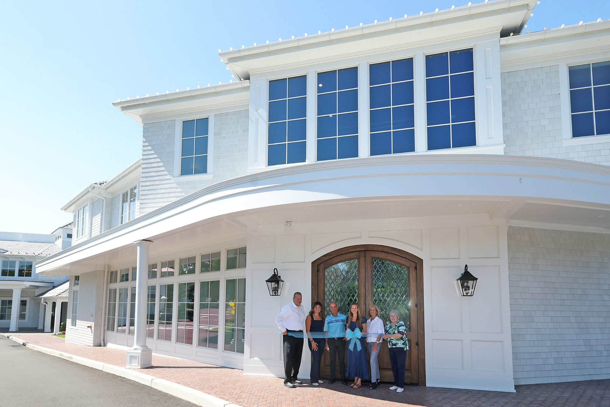 Ribbon cutting at New Building